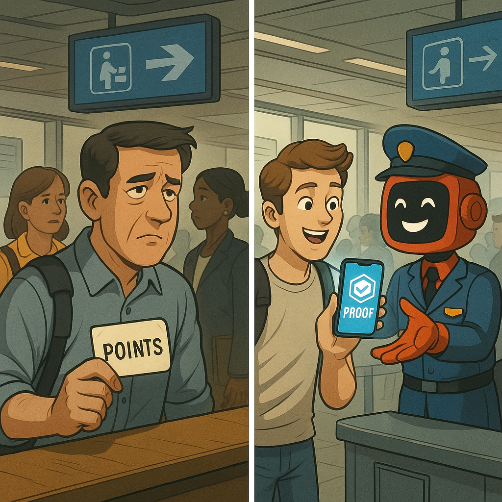 The On-chain Consumer Doesn’t Want Points. They Want Proof.
